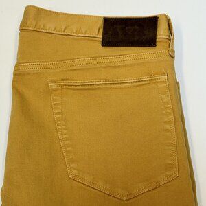 Todd Snyder Pants Mens 36x30 Stretch 5-Pocket Chino Straight Yellow Mustard